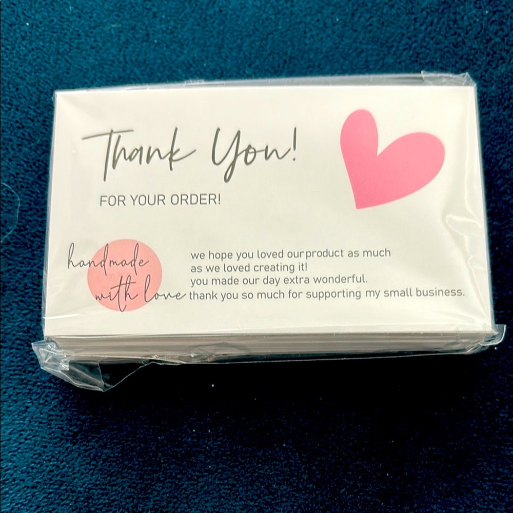 Thank You Cards for handmade items